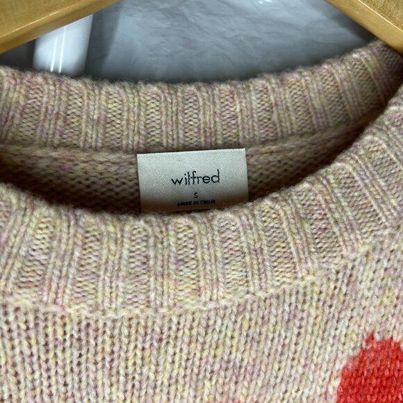 Aritzia x Wilfred - posey embroidered heart sweater - Picture 2 of 3